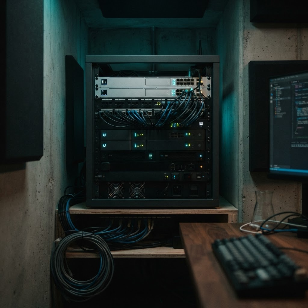 Self-hosted server rack